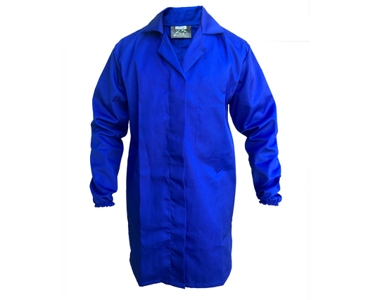 Zion BW HACCP Heavy Dustcoat 80/20 210gsm - Elasticated Long Sleeves