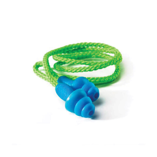 Dromex Corded Reusable Ear Plugs Blue