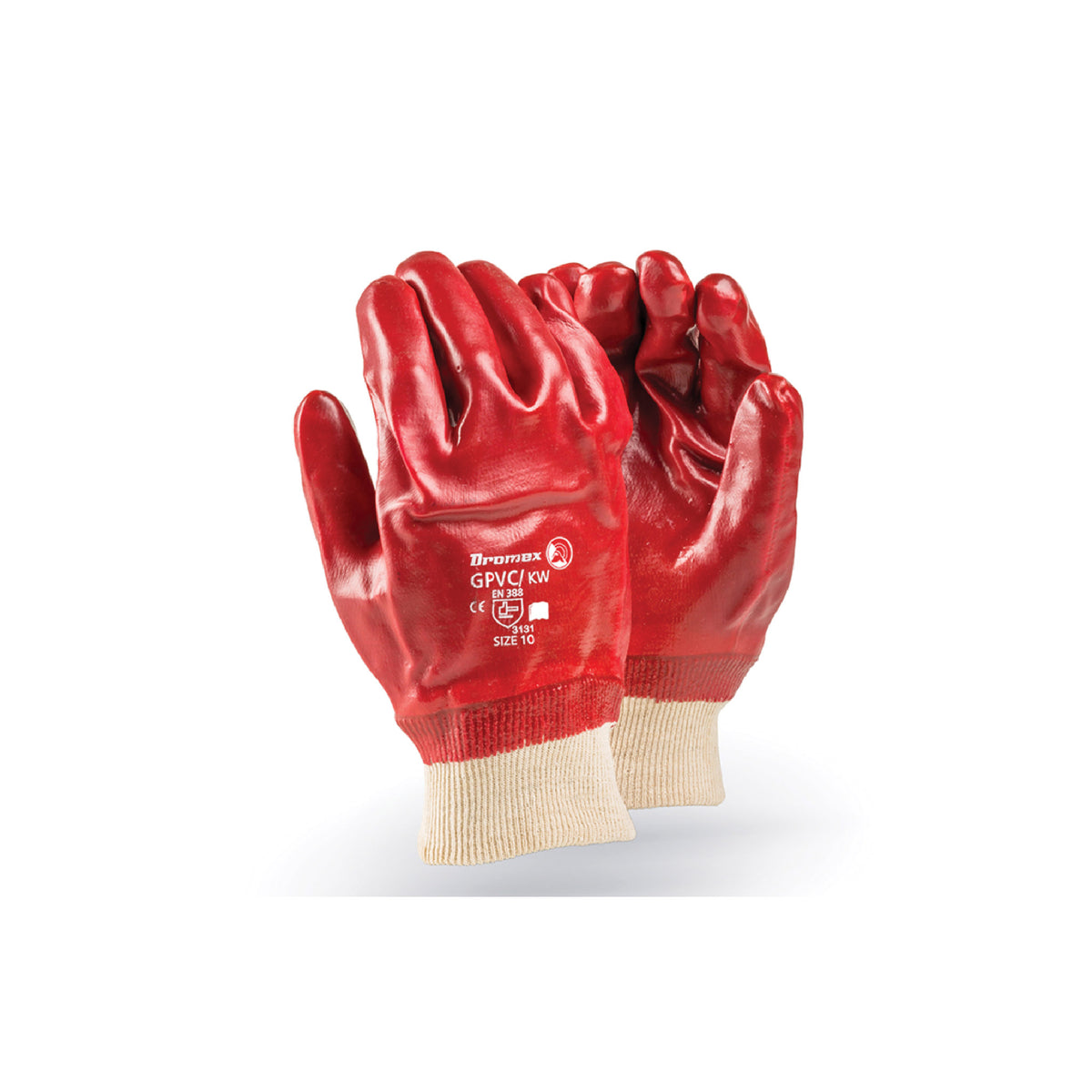Dromex Standard Duty PVC Glove - Knitted Wrist