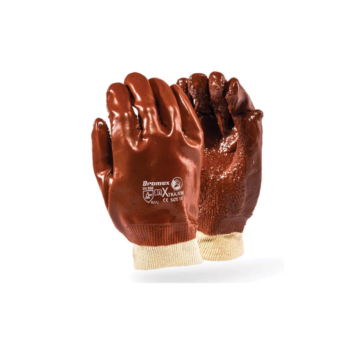 Dromex XTRA Heavy-Duty PVC Glove - Knitted Wrist
