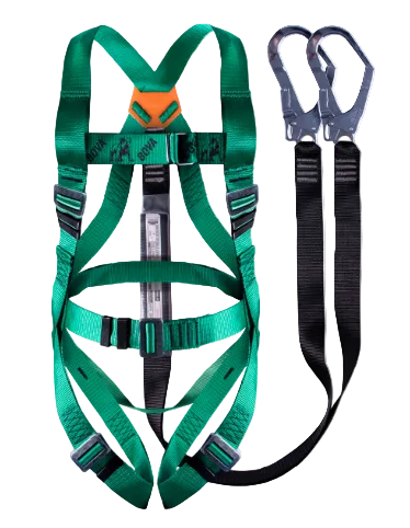 Bova Full Body Belted Harness with Double Leg Lanyard & Scaffolding Hooks
