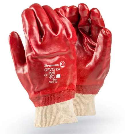 Dromex Standard Duty PVC Glove - Knitted Wrist