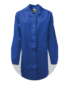 Zion BW HACCP Heavy Dustcoat 80/20 210gsm - Open Cuff Long Sleeves