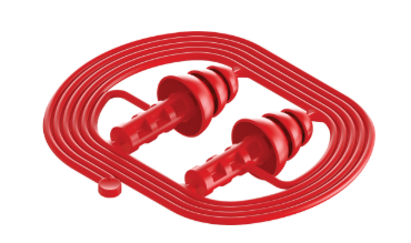 PluXone Reusable Earplug with Safety Cord