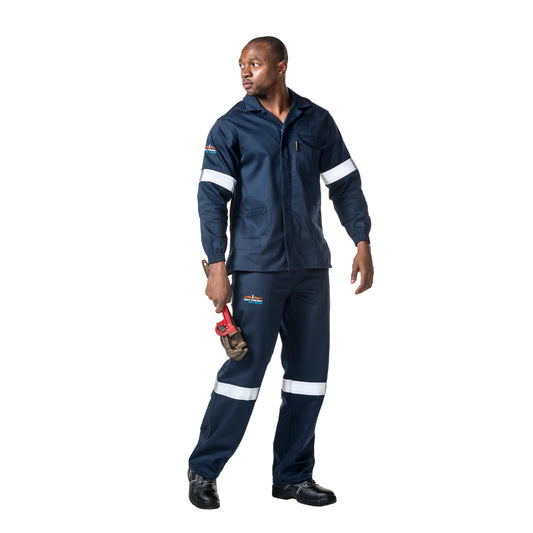 Dromex D59 Flame&Acid Reflective Pants Navy