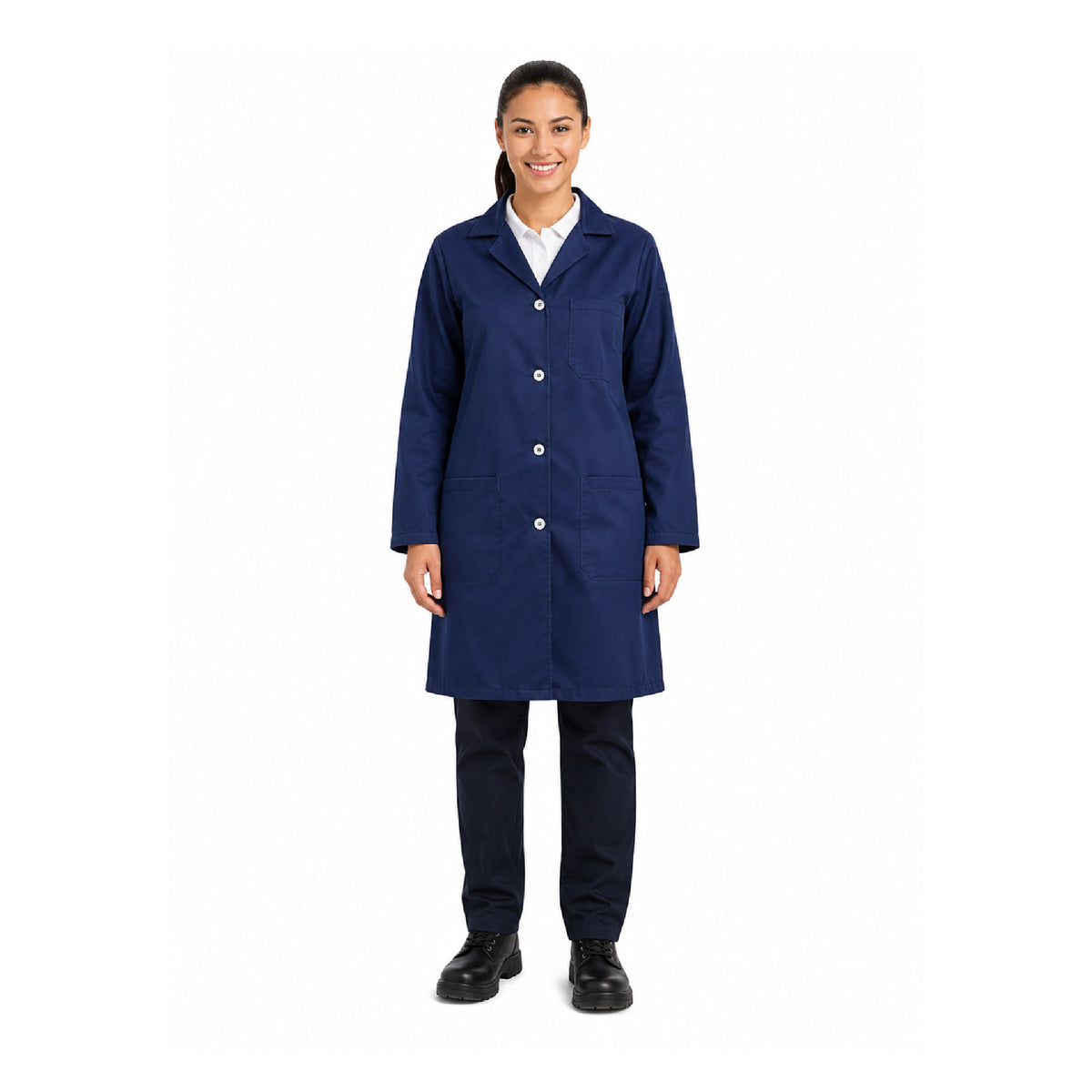 Zion BW Standard Heavy Dustcoat 80/20 210gsm - Long Sleeves