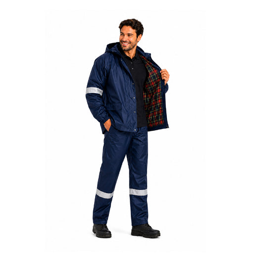 Zion Oxford Rubberised Reflective Lined Rain Suit