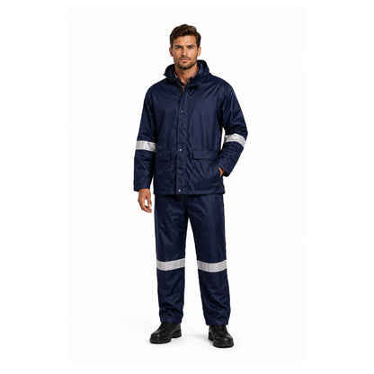 Zion Viking Oxford Rubberised Reflective Rain Suit