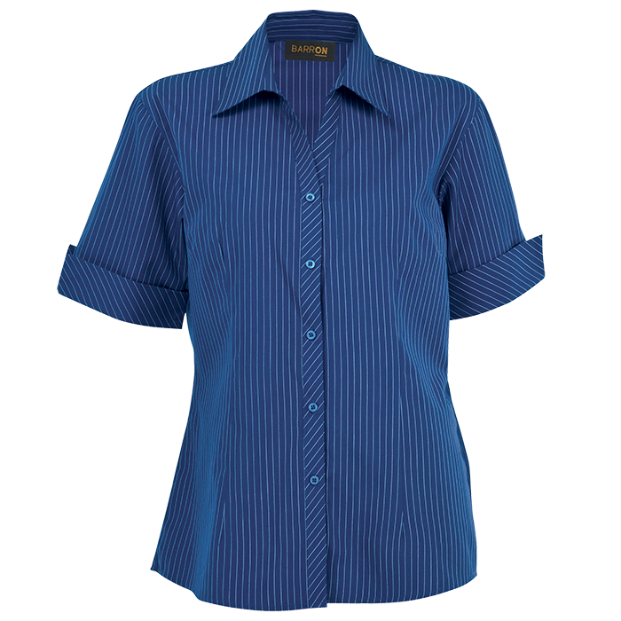 Lounge Shirts & Blouses - Barron Ladies Quest Short Sleeve Blouse (LL-QU)