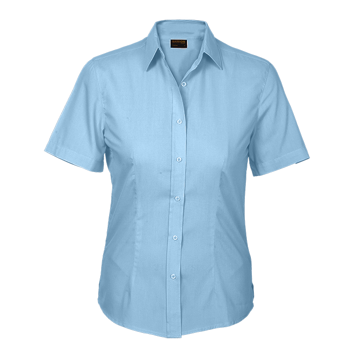 Lounge Shirts & Blouses - Barron Ladies Basic Poly Cotton Blouse Short ...