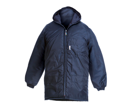 Beck Zero Single Lined Freezer Jacket with Fixed Hood