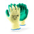 Dromex Gripper Crinckle Coated Rubber Poly Cotton Shell Glove (1412A) Yellow/Green