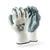 Dromex Nitrolite Nitrile Palm Coated On Shell Glove (Nitrolite) White/Grey